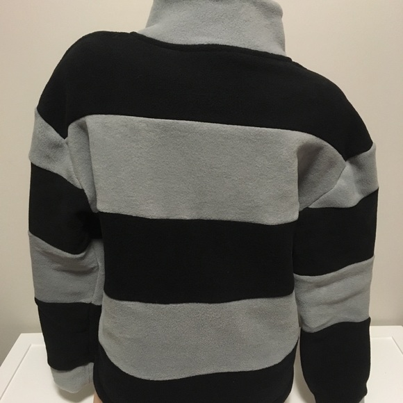 🚨LAST ONE!🚨🆕VS PINK - BLACK FLEECE HALF ZIP - M - Picture 7 of 8